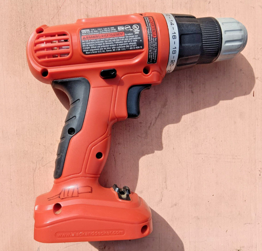 Black And Decker 9.6v Cordless Drill GC9600 (TOOL ONLY)