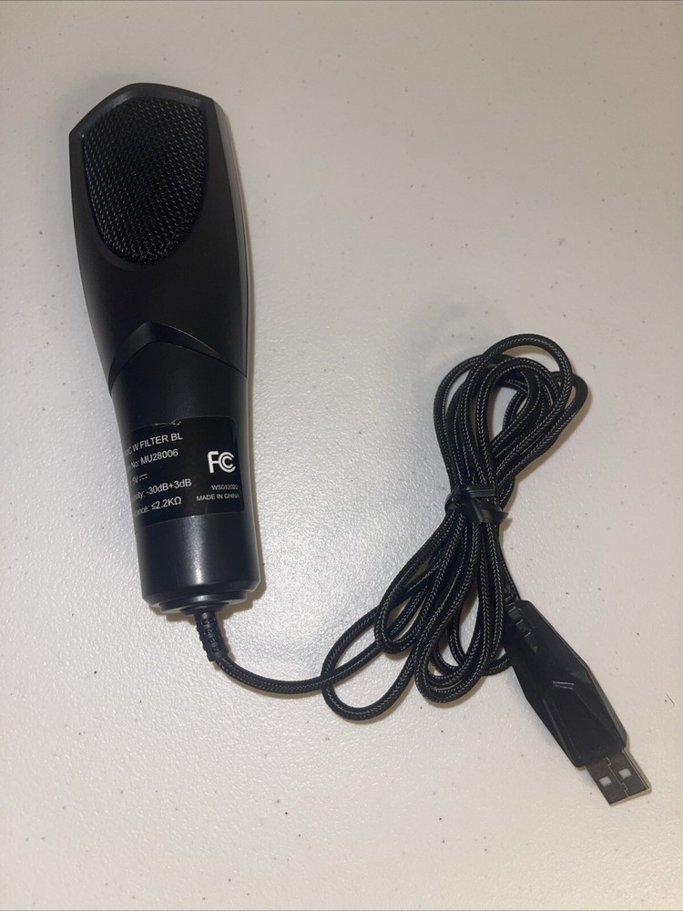 Pc Mic W Filter Bl Mu28006 USB Open box
