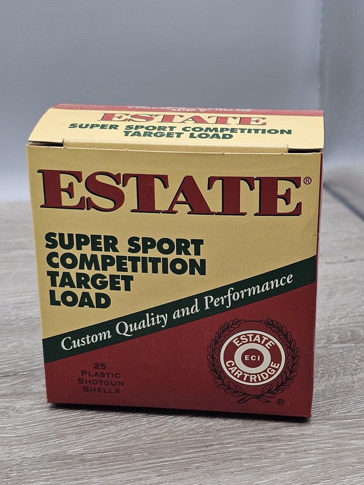 Estate 20 Gauge Game and Target Load Empty Ammo Box