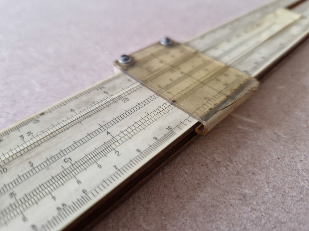 Vintage Simplon Bilateral 413308 Engineering Slide Rule