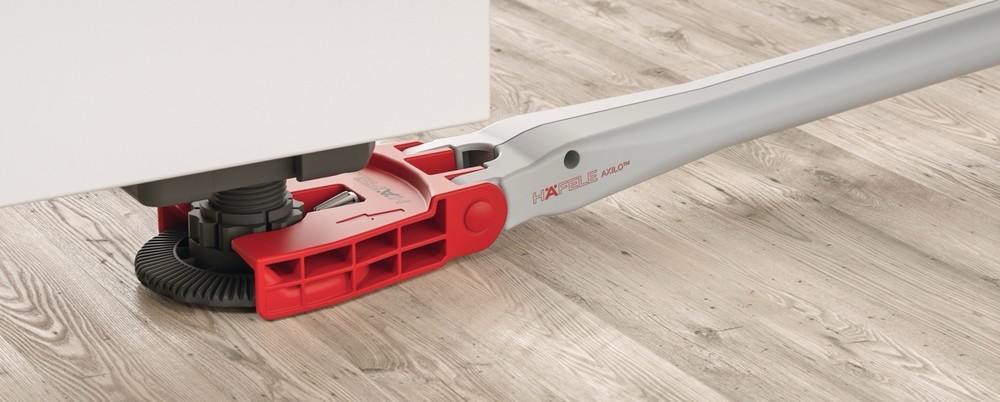 Häfele AXILO Cabinet Leveling Tool Set 26" Red/Silver Interchangeable Heads