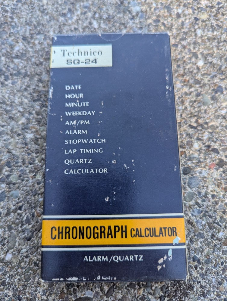 Technico SQ-24 Chronograph Calculator - New In Box