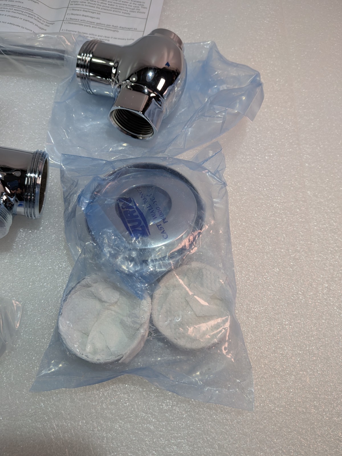 Zurn Z6000AV-HET AquaVantage Exposed Closet Flush Valve 1.28 GPF Chrome