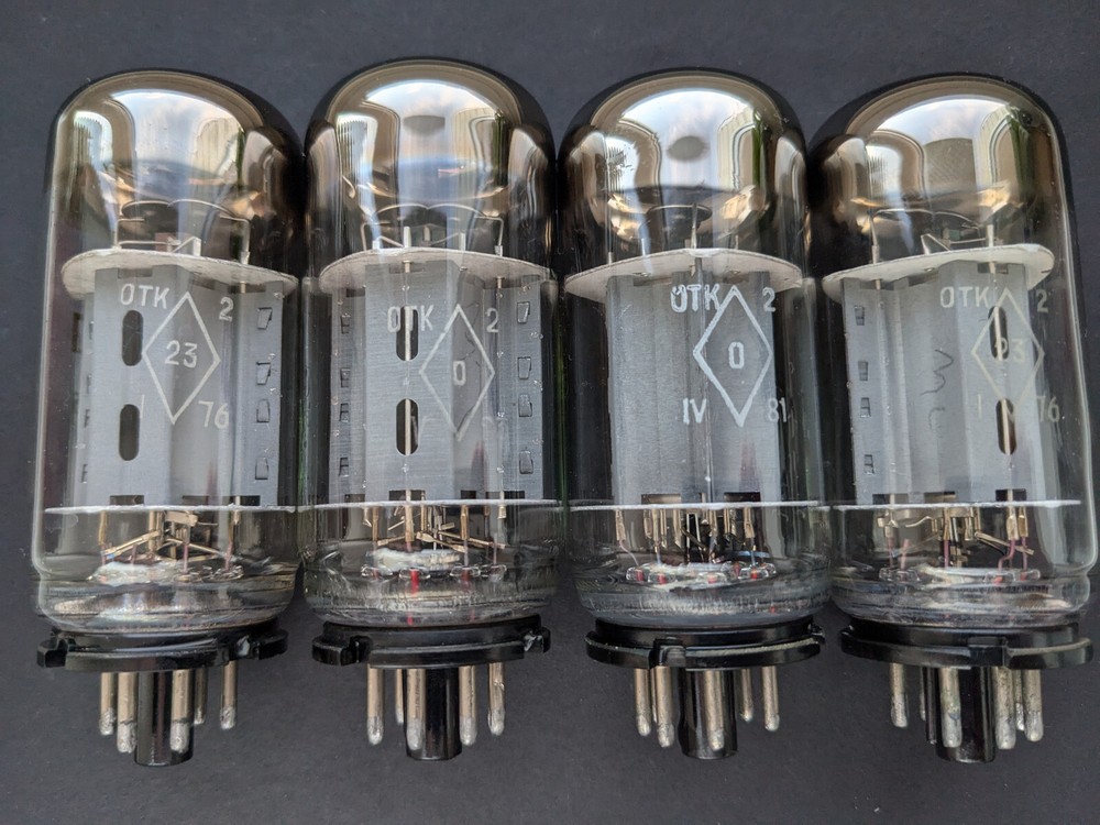 Tubes 6P3S-E (6L6 /5881/6L6G) Reflector 4pcs Tested MATCHED QUAD