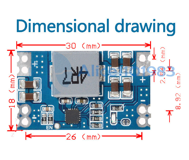 5A DC-DC Mini560 DC Step-down Regulated Power Supply Module 3.3 5V 9V 12V
