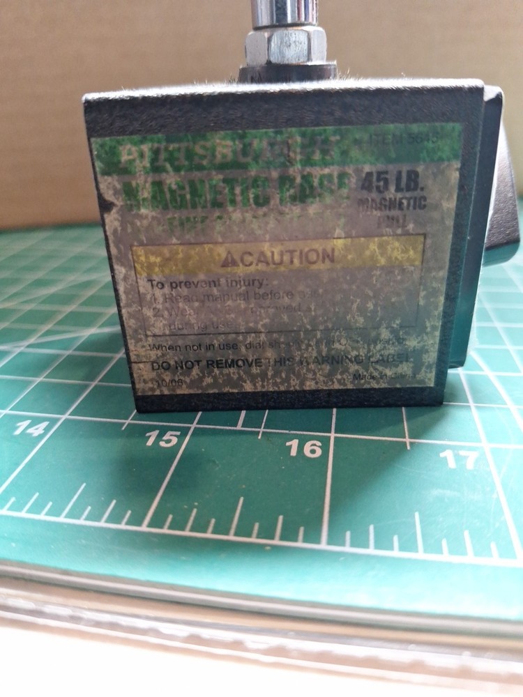 Multipositional Magnetic Base w/Fine Adjustment Model 5645 W/dial Indicator .001