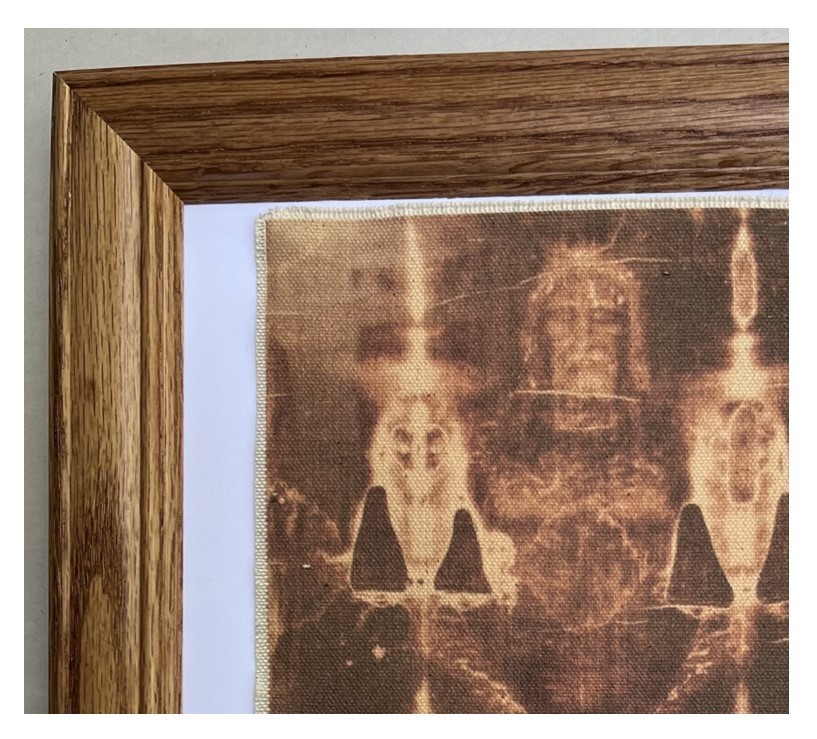 SHROUD OF TURIN. Image of Jesus Christ on cloth, Christian Wall Decor Art
