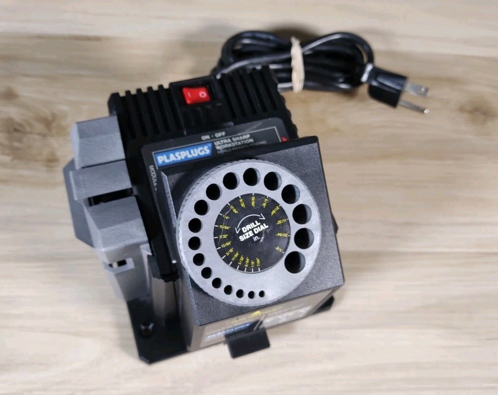 Plasplugs UltraSharp Modular Sharpening System For Drill Bits Scissors Knives ✅
