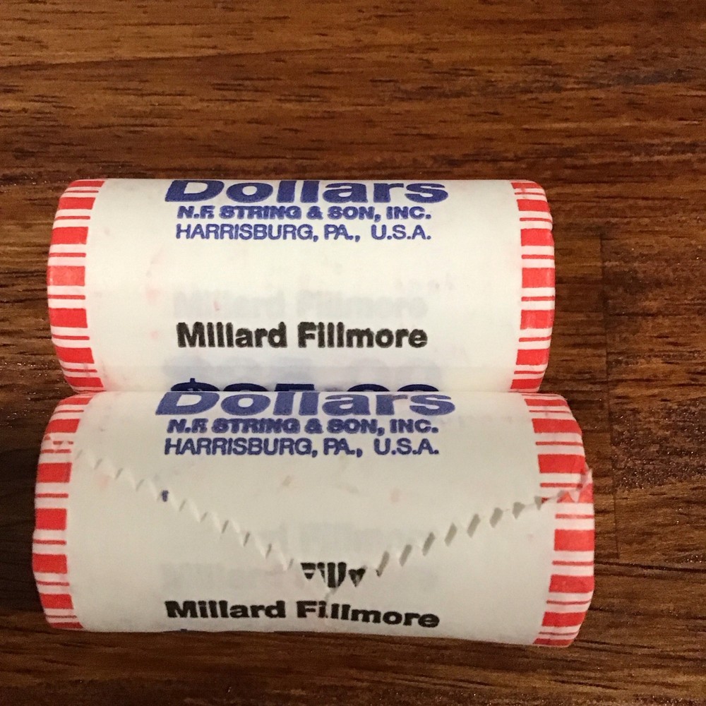 Millard Fillmore Presidential Dollar Rolls ￼