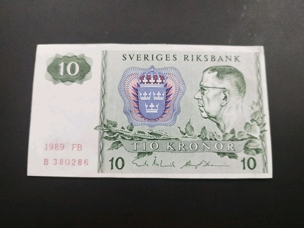 Sweden 10 Kronor 1989