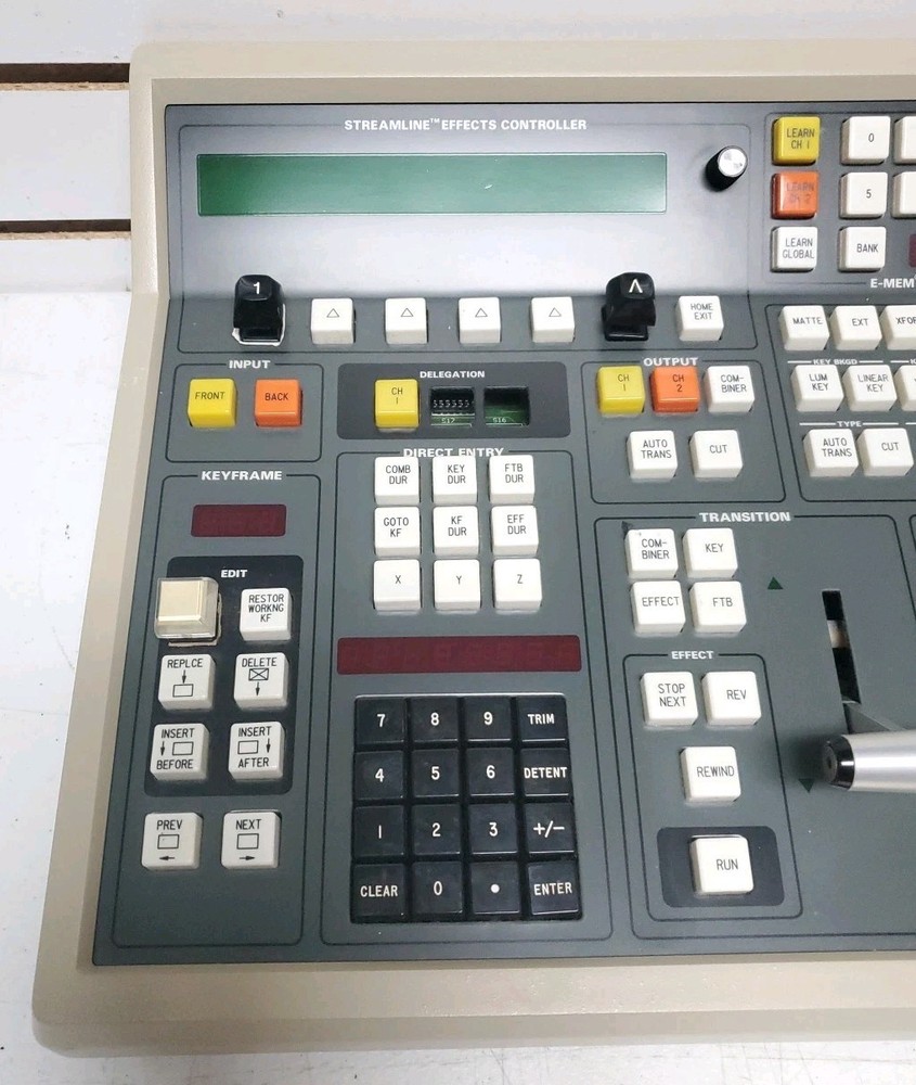 Grass Valley Group Streamline Effects Controller DPM-100 w/Cable, Untested *READ