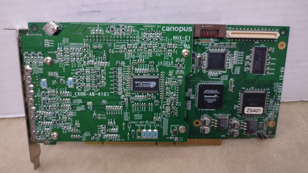 Canopus NHX‑E1 PCI Video Capture / Editing Card