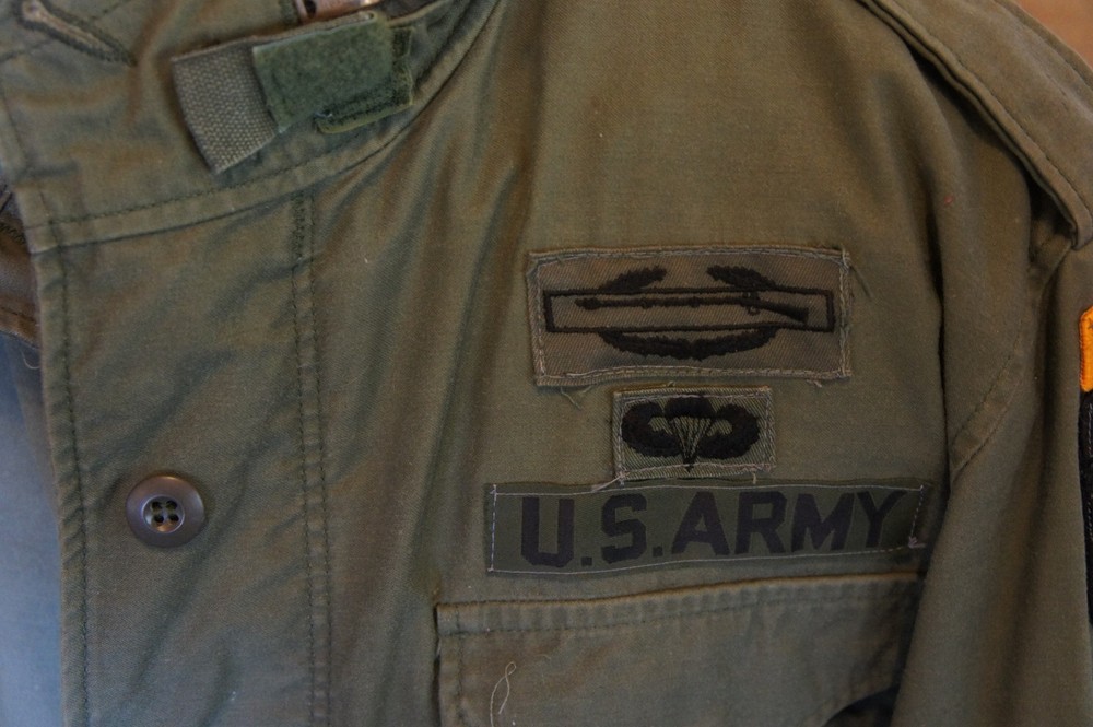 Authentic US Army Airborne RANGER Field Jacket Dated 1978 Size Medium Regular