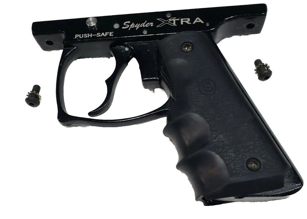 Super Clean Spyder Xtra Paintball Gun Mechanical Trigger grip frame & screws