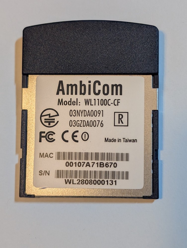 AmbiCom CompactFlash Card 11 MBPS Adapter 2.4 GHz (WL1100C-CF)