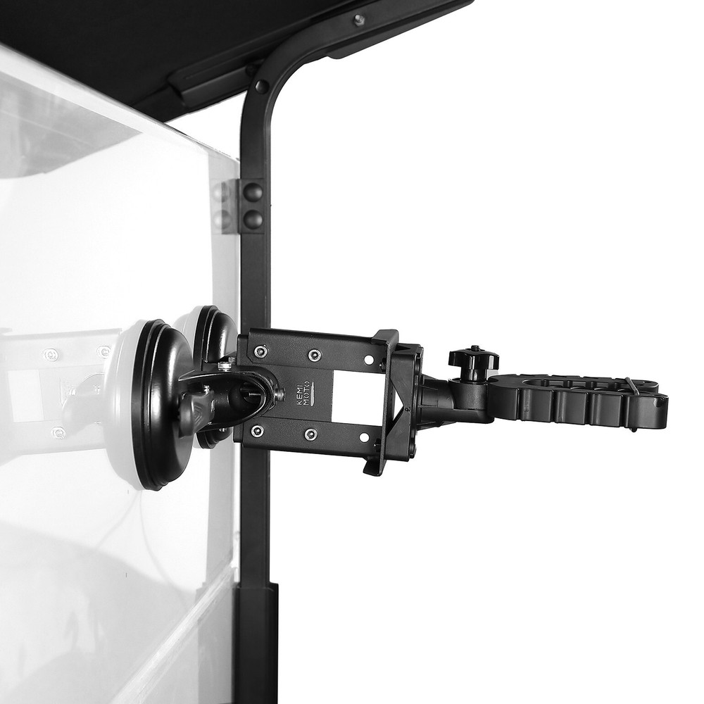 Adjustable Gun Mount with Enclosed Suction Cup for Tractor Cab UTV Windshield