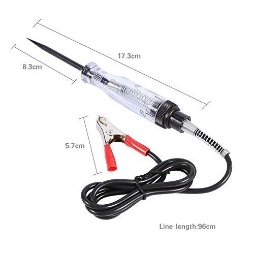 Circuit Continuity Tester,Professional 6-24V Electrical Indicator Light Tester