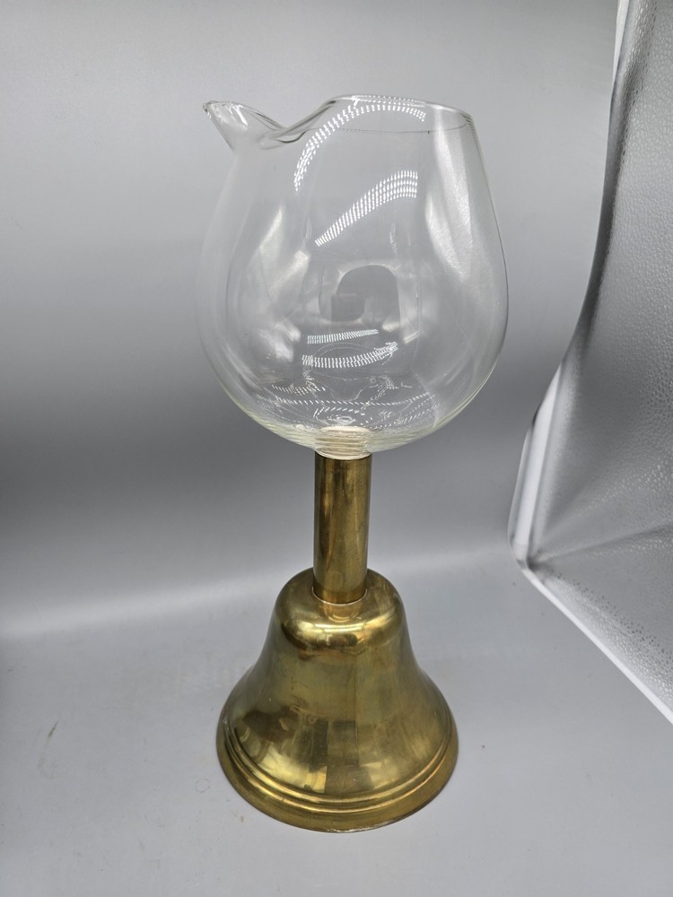 Vintage Last Call Barware Bell Pitcher Crystal