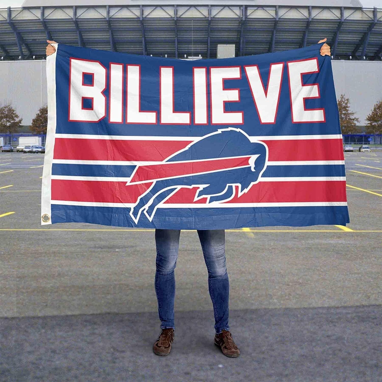 Buffalo Bills 3x5 ft Flag Banner NFL Football Free Shipping