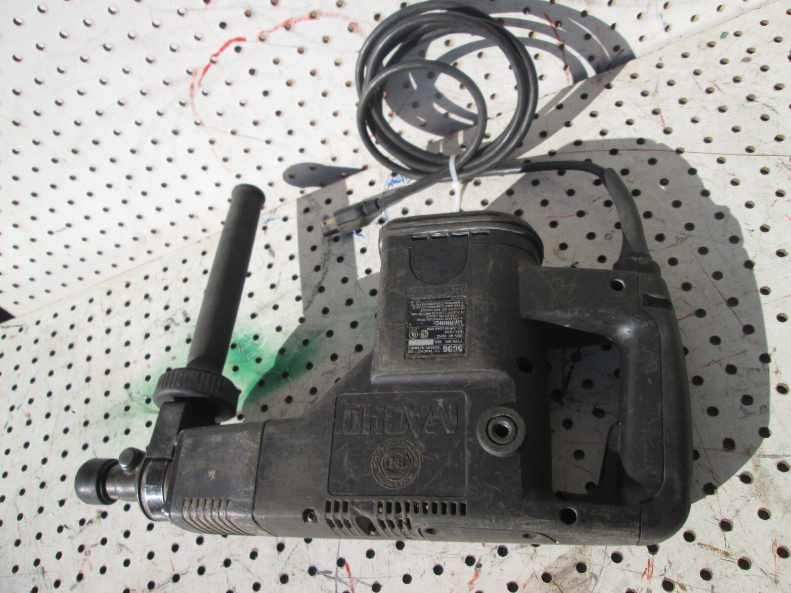 Black & Decker (DeWalt) 1- 1/2 Vari Rotary Hammer Drill 5096 Made Italy 4 bits