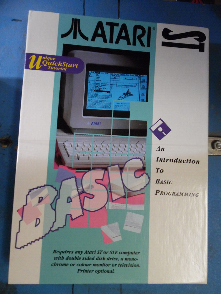 Introduction to Basic Programming Atari/HISOFT 1040/Mega/TT ST NEW Disk