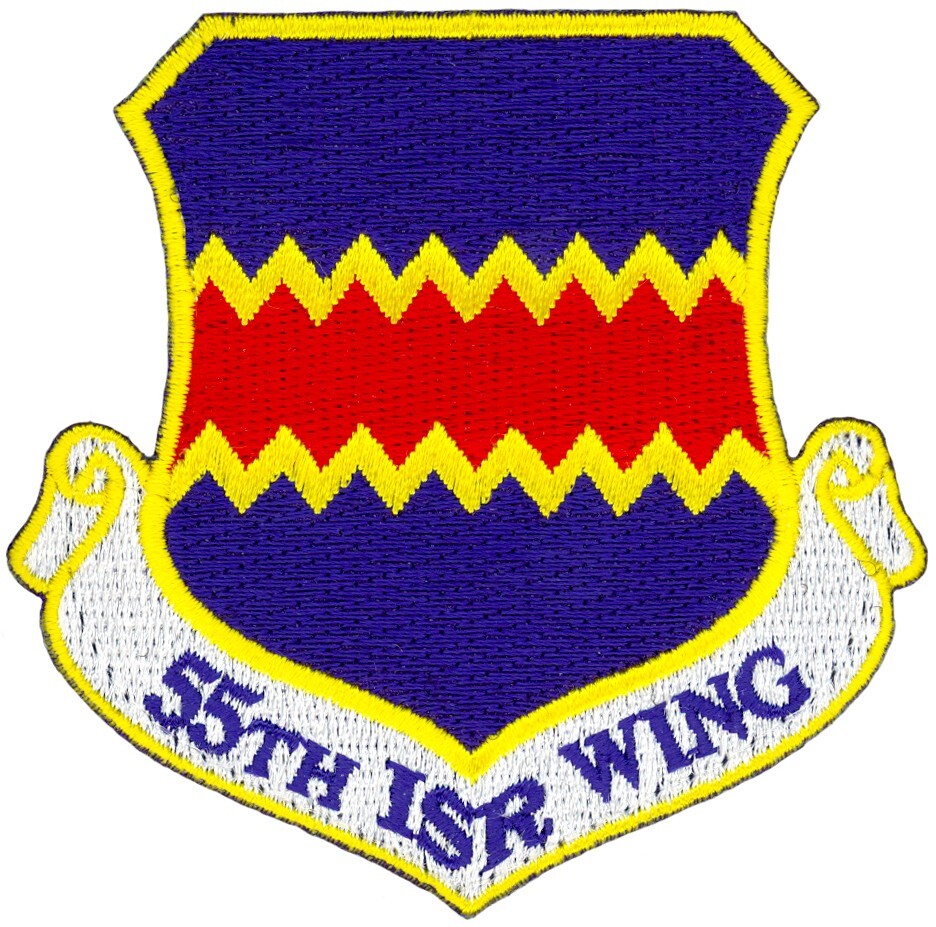 USAF 55th INTELLIGENCE, SURVEILLANCE & RECONNAISSANCE WING PATCH COLOR