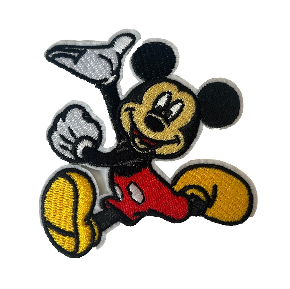 MICKEY MOUSE - Embroidered Iron-On/Sew-On Patch