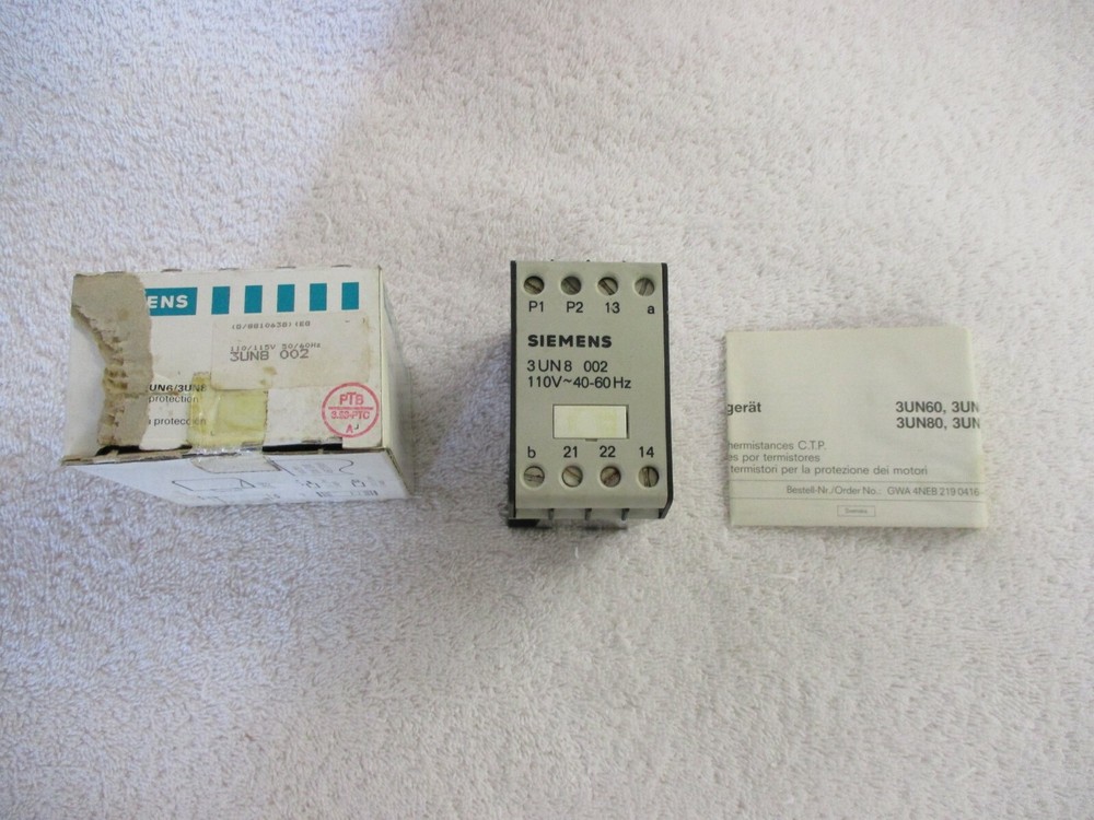 NIB Siemens Contactor        3UN8 002