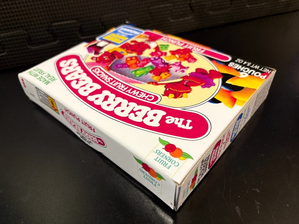Berry Bears fruit snacks - Empty custom design display box