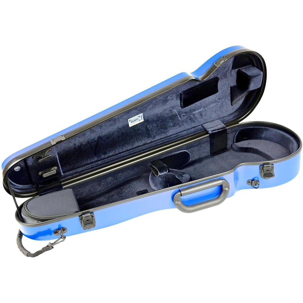 Bam High Tech Contoured Violin Case Azure Blue