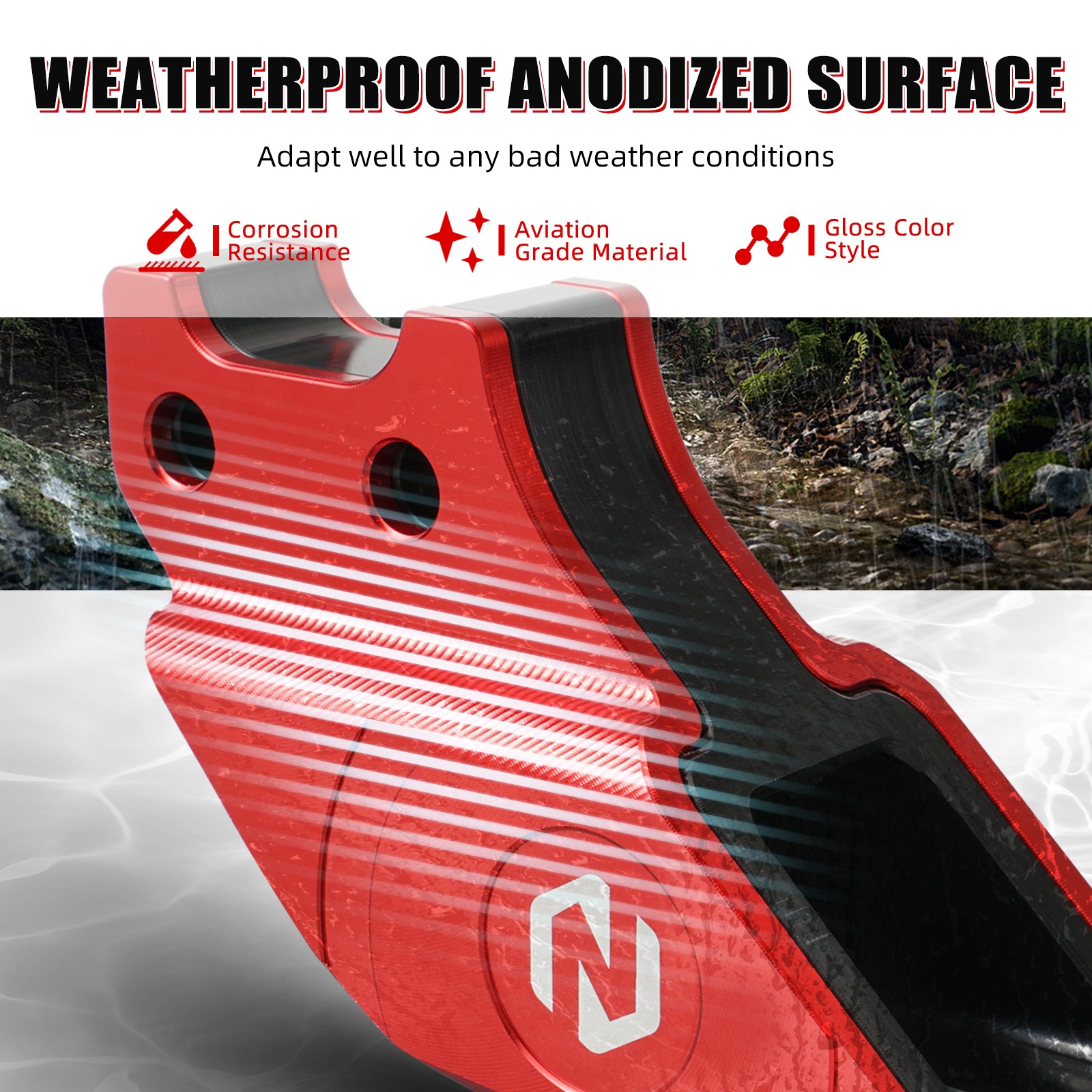 For Yamaha Blaster 200 YFS200 Rear Chain Guide Support Silder NICECNC 1988-2006