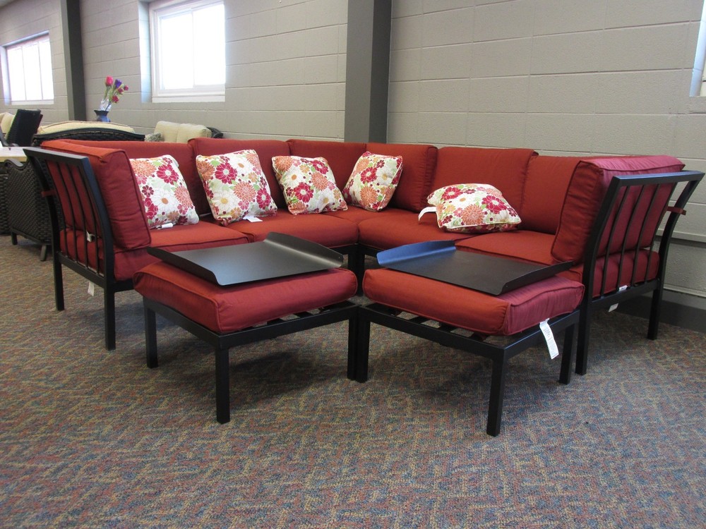 Waubesa patio chatting sofas