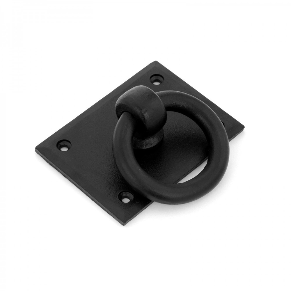 Bar Handforged Rectangular Base Gate Latch Casting 8" Black Powder