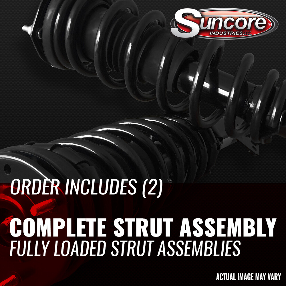 Front Pair Complete Struts & Spring Assemblies for 2013-2016 GMC Acadia V6 3.6L