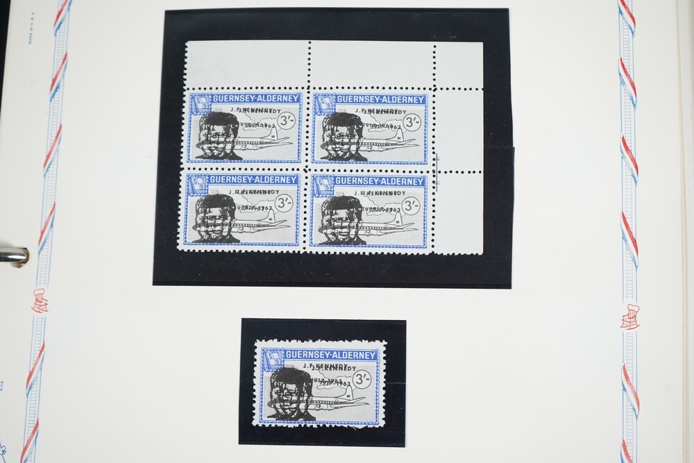 BRITISH ISLES SPECIALIZED 1960s JFK CINDERELLAS 250+ STAMPS & 50+ COVERS