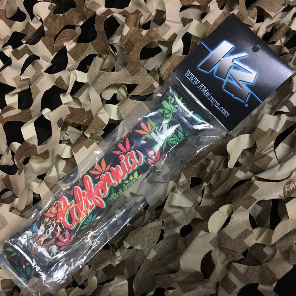 NEW KM Paintball Universal Mask Goggle Strap - CA Pot Bear