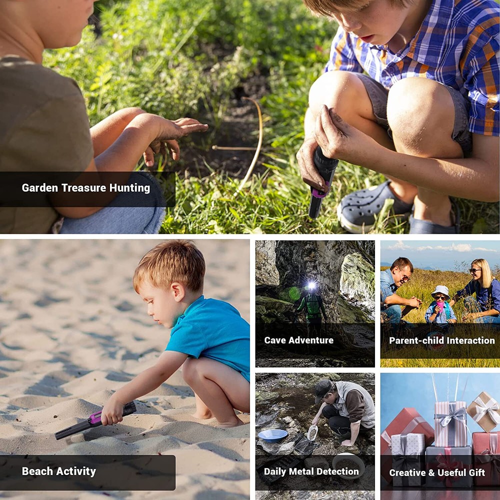 Metal Detector Pinpointer Waterproof Handheld Pin Pointer Search Finder Probe