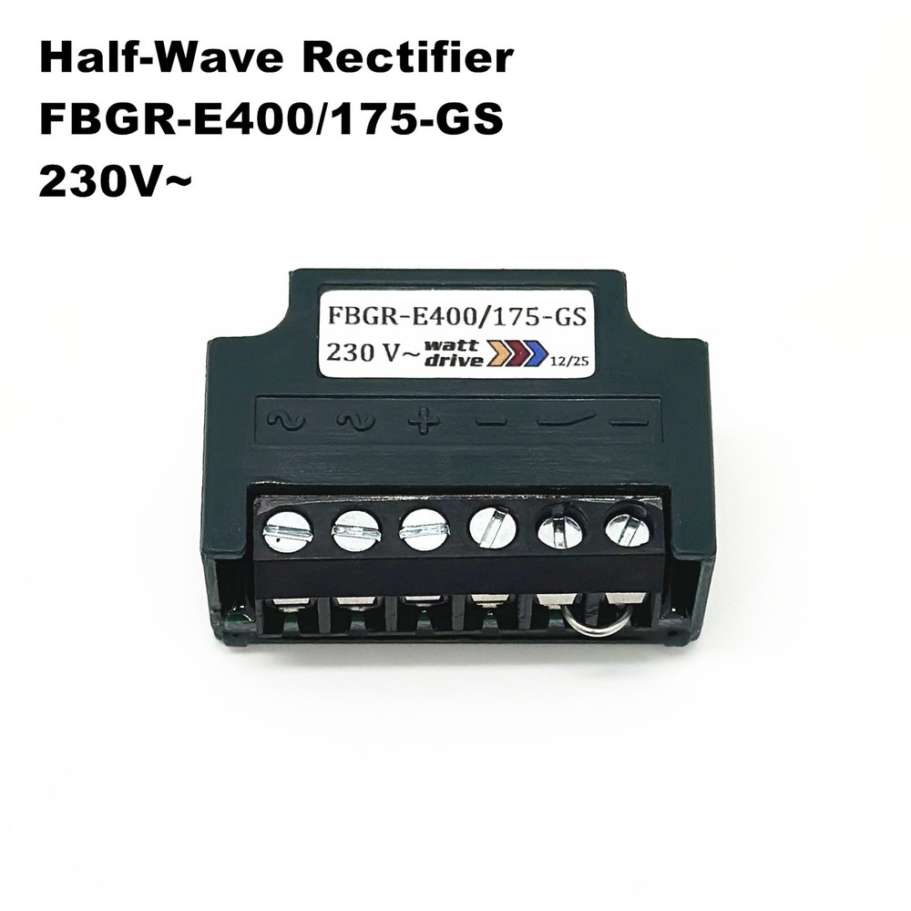 Watt drive FBGR-E400/175-GS 230V~ half-wave brake rectifier device