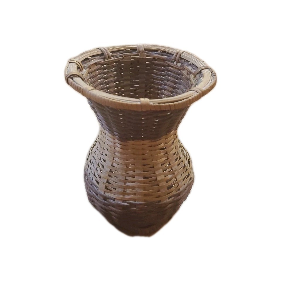 Small Basket Vase Woven 7 " Home Decor Wicker