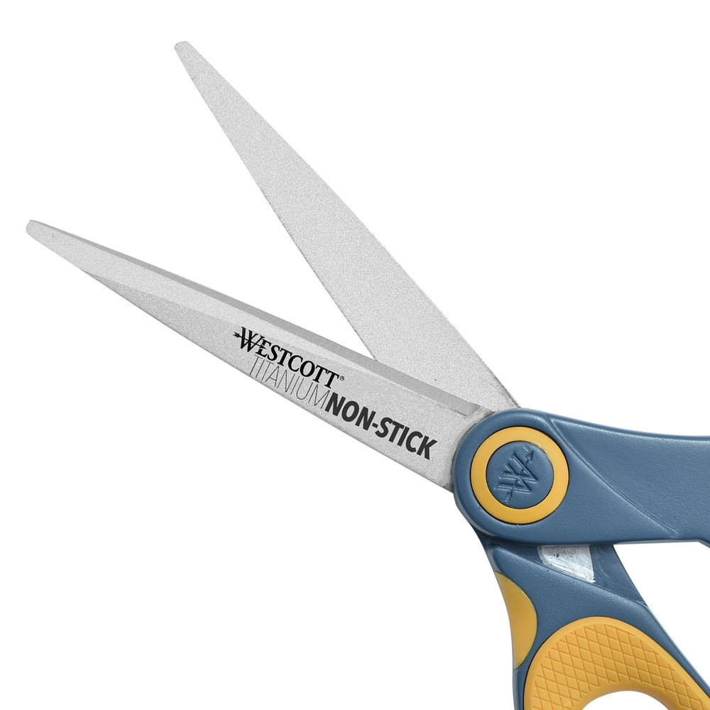 3 Pack 8" Titanium Bonded Scissors Non-Stick Heavy Duty Adhesive Resistant Sharp