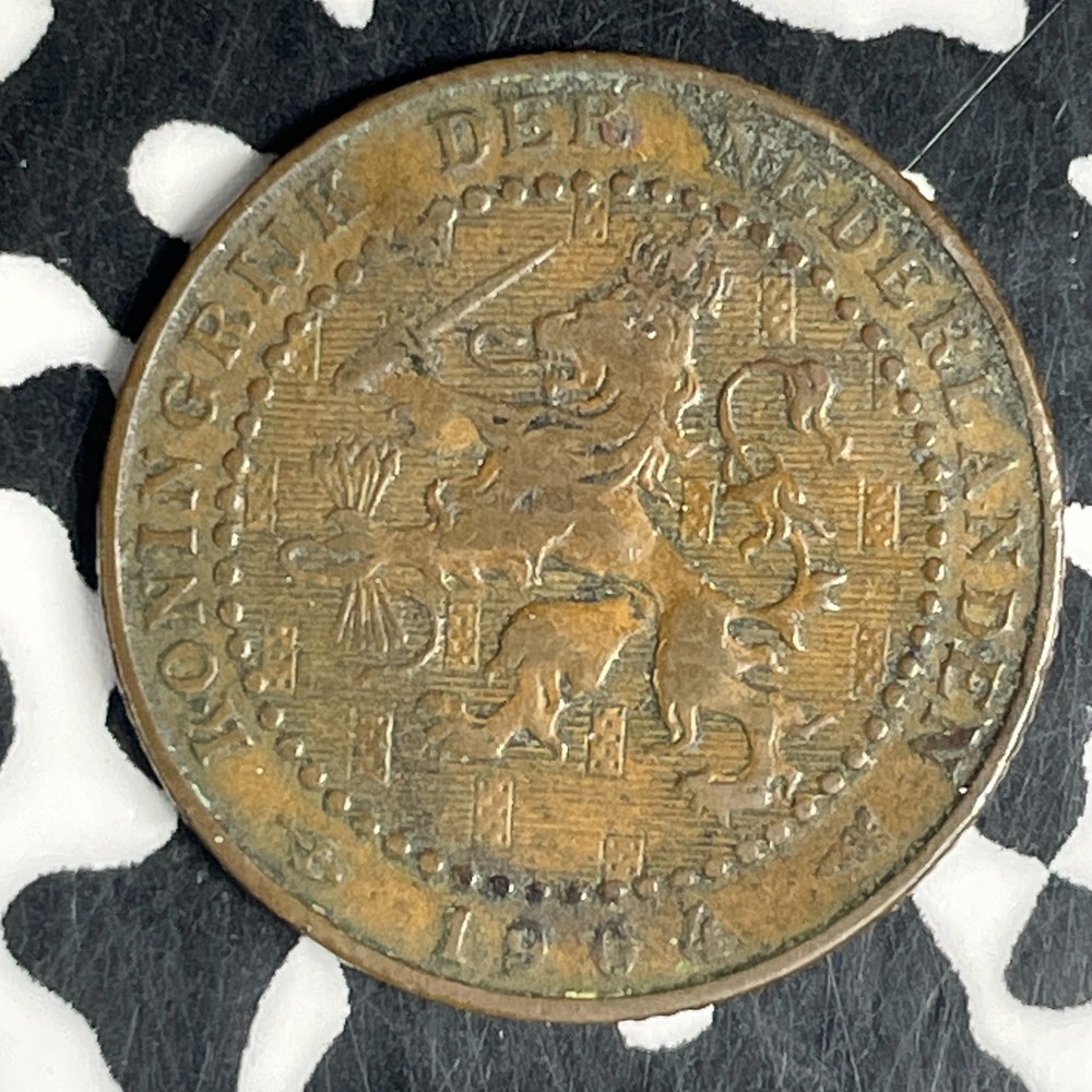 1904 Netherlands 1 Cent Lot#C6364