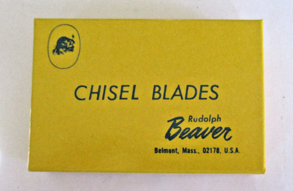 Vtg Box Beaver #83 Chisel Blades NOS