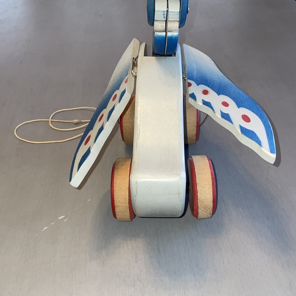 Vintage Wooden Duck Pull Toy