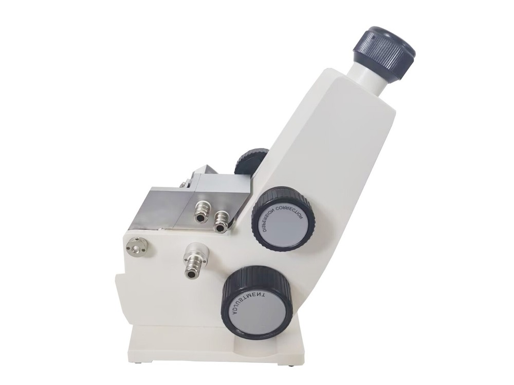 Monocular Abbe Refractometer Accuracy ±0.0002 Dissolved Solids Brix 0-95%