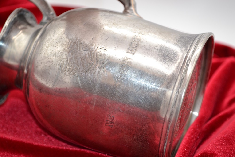 new weston hotel silver plated pitcher