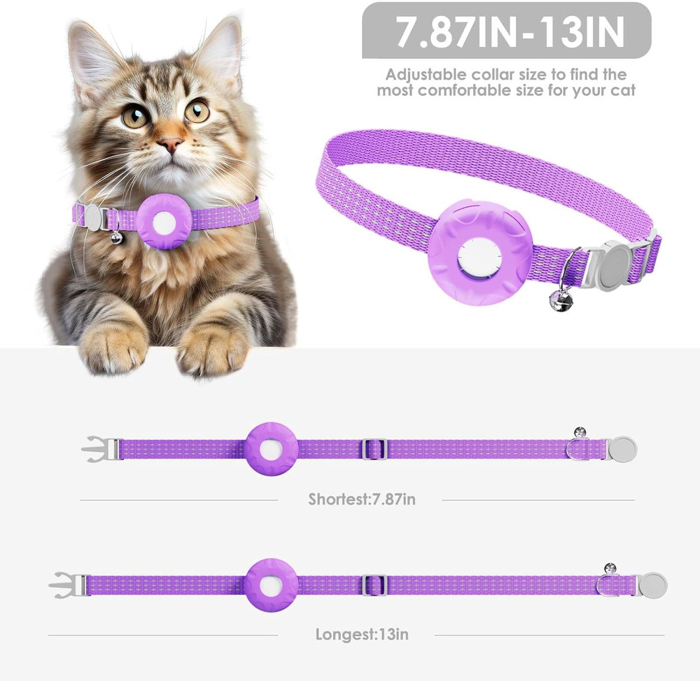 Cat Tracker, GPS Tracker, Pet Tracker Compatible with Apple Find My App(Only Ios