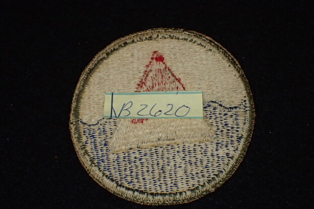 WW2 US Army Iceland Base Command (IBC) Insignia Shoulder Patch Original VF