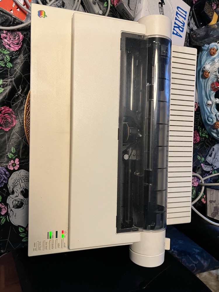 Apple ImageWriter II Dot Matrix Printer Power Tested