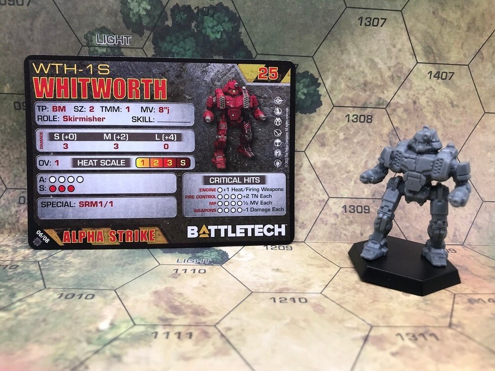BattleTech Whitworth Medium Mech (CGL New Sculpt)