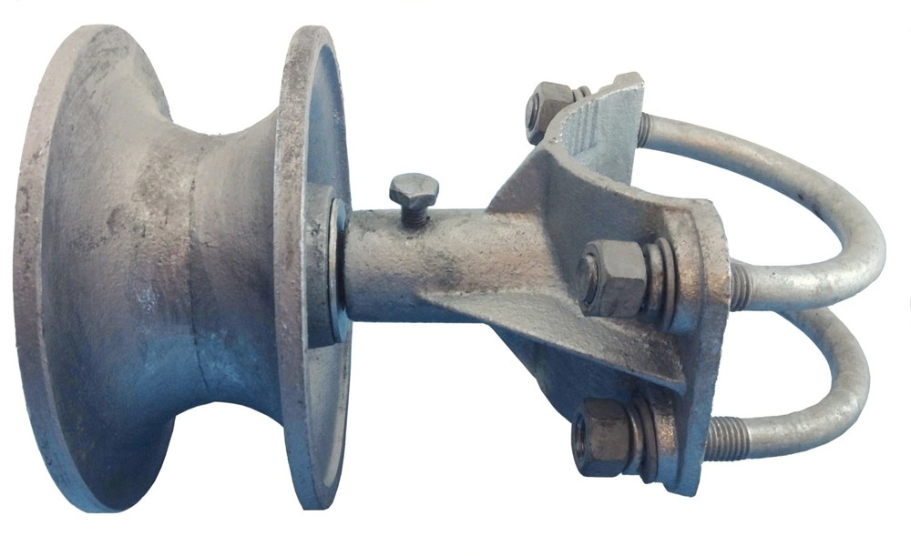 (1) CANTILEVERED GATE ROLLER: Hardware for 4" posts & 2-3/8"(2-1/2") Gate Frame